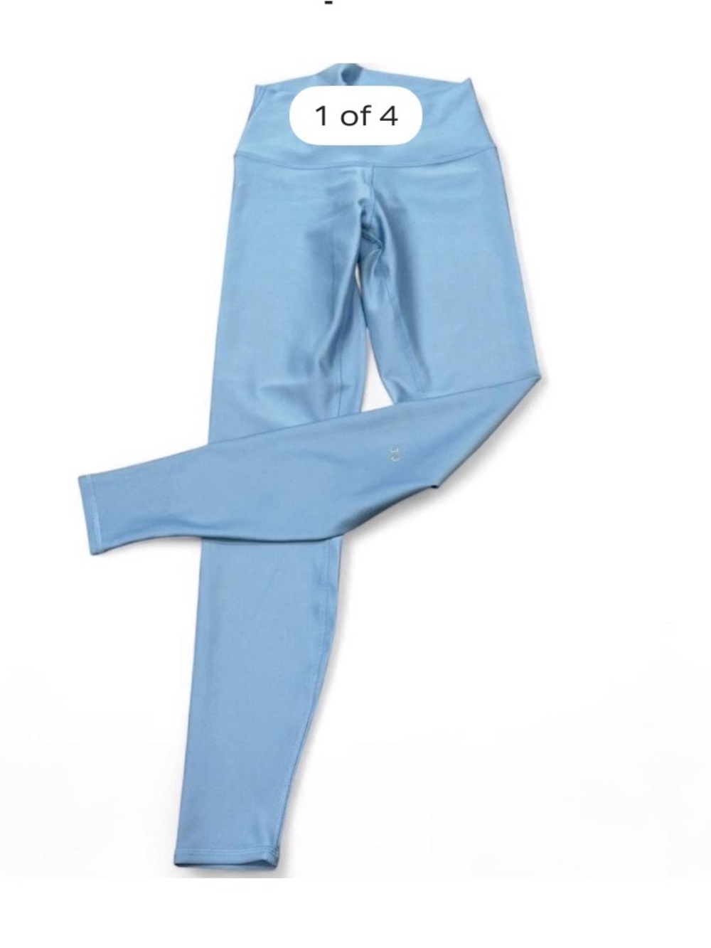 ALO Yoga Airlift Leggings 28” Full Length Light Blue High Rise, Size small